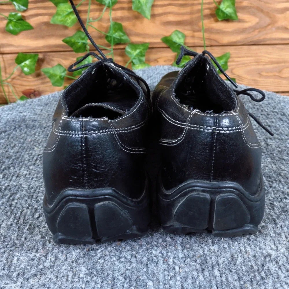 Nine West Faina Womens Oxford Shoes Size 6 Walking Comfort Black Leather